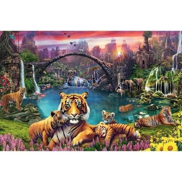 3000-brikkers puslespil Tigre i lagunen, Voksen, Fra 14 år, 00016719, Ravensburger