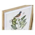 Miniatyrbild 2 av 3: Tavla DKD Home Decor Bird 55 x 2,5 x 70 cm Tropiskt Fåglar (4 Delar)