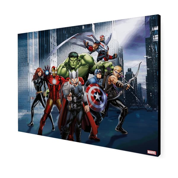 Canvastavla Marvel Avengers i strid
