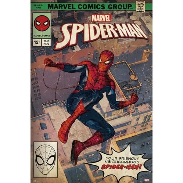 Marvel Spider-Man Front Comic Poster