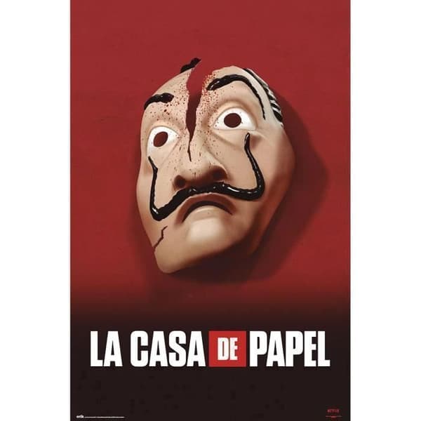 Affisch La Casa De Papel Mask