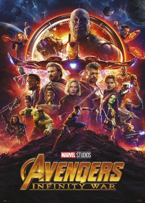 Affisch Avengers Infinity War One Sheet