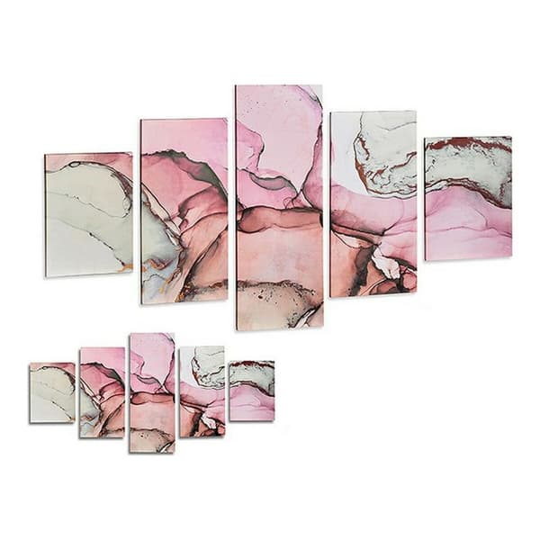 Maalaus Kangas Marmori Pinkki (5 Kappaletta)