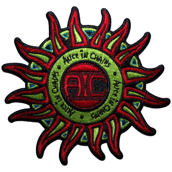 Alice In Chains Standard Patch: Sun Logo Colour