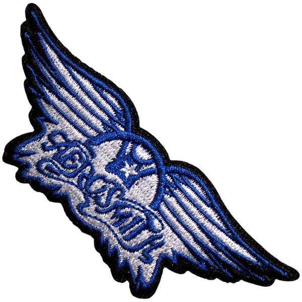 Aerosmith Standard Patch: Wings Blue (Blue)