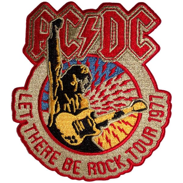AC/DC Standard Patch: Let There Be Rock Tour 1977