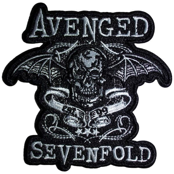 Avenged Sevenfold Standard Patch: Deathbat Banner Cut-Out