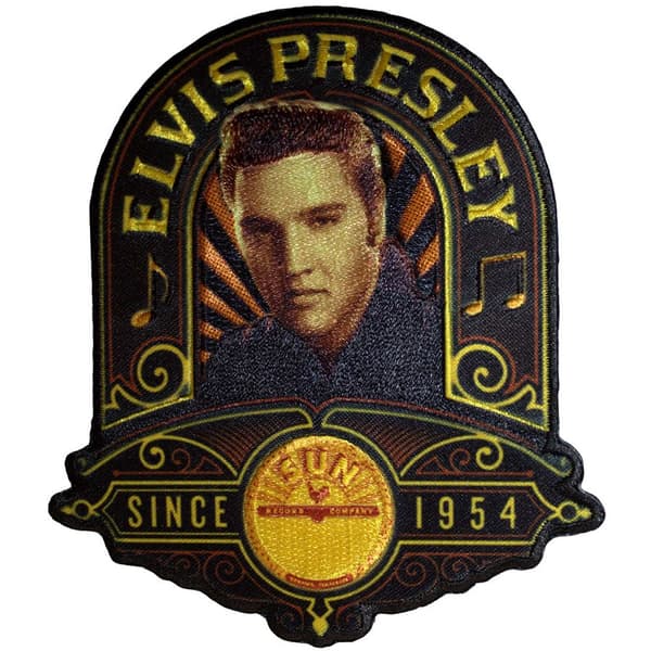 Elvis Presley Standard Patch: Elvis Studio Portrait