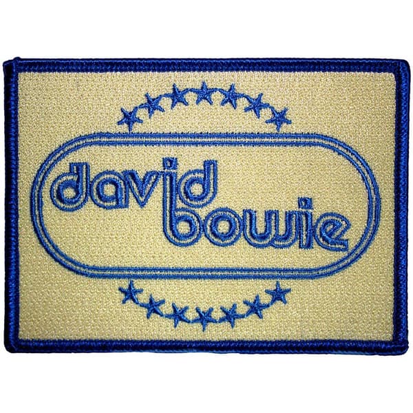 David Bowie Standard Patch: Oval and Stars