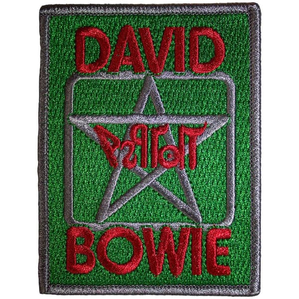 David Bowie Standard Patch: Back Stage Pass