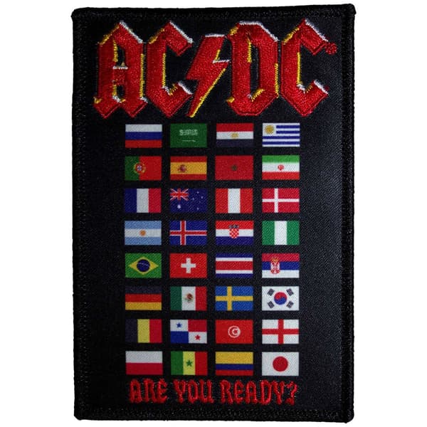 AC/DC Standard Patch: Are You Ready? Flags