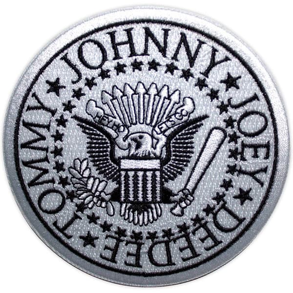 Ramones Standard Patch: Presidential Seal White (White)