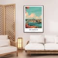 Miniatyrbild 1 av 6: Affisch – Budapest, Ungern | Klassisk Elegans & Stadssiluett