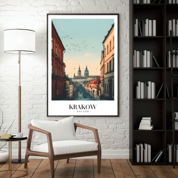 Affisch – Prag, Tjeckien | Romantisk Historia & Arkitektonisk Skönhet