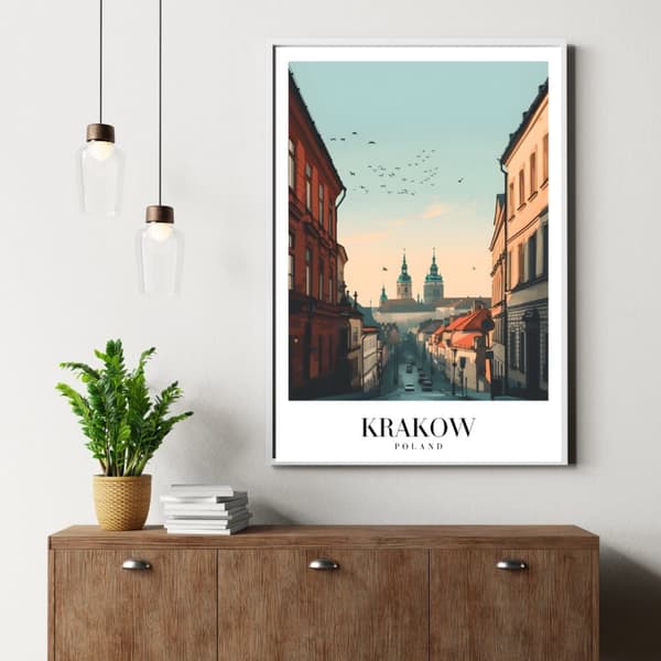 Affisch – Prag, Tjeckien | Romantisk Historia & Arkitektonisk Skönhet