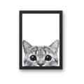 Miniatyrbillede 1 af 3: Katt Svartvit Affisch – Poster – Stilren Djurkonst