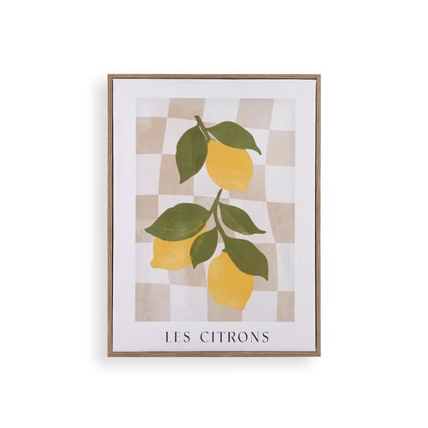 Lærred Versa Citron 2,2 X 40 X 30 CM