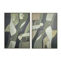 Miniatyrbild 1 av 4: Tavla Home ESPRIT Grön Abstrakt Modern (2 antal)