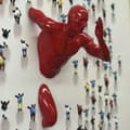 Miniatyrbild 2 av 6: Tavla Home ESPRIT Män Modern 80 x 3,5 x 80 cm (2 antal)