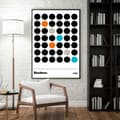 Miniatyrbillede 5 af 6: Geometric Abstract Art Poster – Modern Minimalist Wall Art – 30×40 & 50×70 cm – Premium 260g Photo Paper