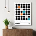 Miniatyrbillede 1 af 6: Geometric Abstract Art Poster – Modern Minimalist Wall Art – 30×40 & 50×70 cm – Premium 260g Photo Paper
