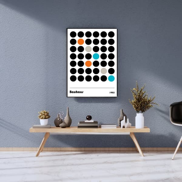 Geometric Abstract Art Poster – Modern Minimalist Wall Art – 30×40 & 50×70 cm – Premium 260g Photo Paper