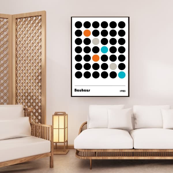 Geometric Abstract Art Poster – Modern Minimalist Wall Art – 30×40 & 50×70 cm – Premium 260g Photo Paper
