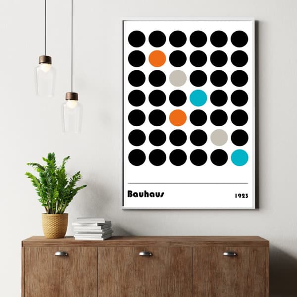 Geometric Abstract Art Poster – Modern Minimalist Wall Art – 30×40 & 50×70 cm – Premium 260g Photo Paper