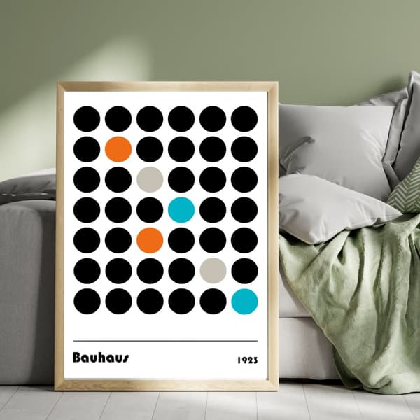 Geometric Abstract Art Poster – Modern Minimalist Wall Art – 30×40 & 50×70 cm – Premium 260g Photo Paper Storlek 50×70 cm