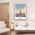 Miniatyrbild 4 av 6: Eiffeltornet Affisch – En Tidlös Symbol för Paris