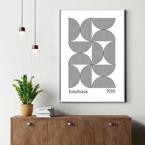 Geomari Bauhaus 1919 – En Tidslös Designklassiker Storlek 30×40 cm