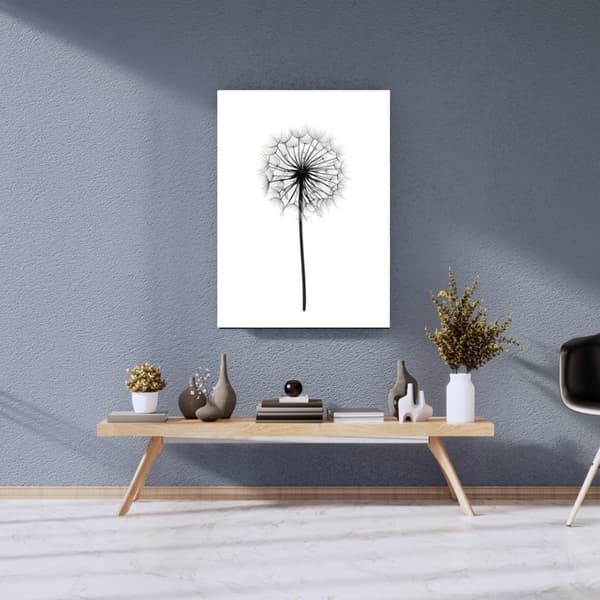 Maskrosor Poster – Naturinspirerad Väggkonst i Mjuka Toner