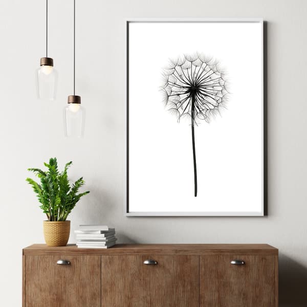 Maskrosor Poster – Naturinspirerad Väggkonst i Mjuka Toner