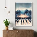 Miniatyrbillede 5 af 6: Piano Poster – Stilren Musikaffisch i Svartvitt – 30×40 & 50×70 cm