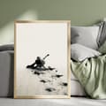 Miniatyrbild 6 av 6: Sköldpadda Poster – Havsinspirerad Naturaffisch – 30×40 & 50×70 cm