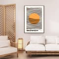 Miniatyrbillede 4 af 5: Sol Abstrakt Poster – Modern Väggkonst i Varma Toner
