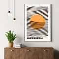 Miniatyrbillede 2 af 5: Sol Abstrakt Poster – Modern Väggkonst i Varma Toner