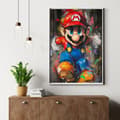 Miniatyrbillede 4 af 6: Super Mario Poster – Färgstark Gaming-affisch för Barnrum & Spelhörna