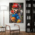 Miniatyrbillede 2 af 6: Super Mario Poster – Färgstark Gaming-affisch för Barnrum & Spelhörna