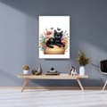 Miniatyrbillede 4 af 6: Svart Katt Poster – Mystisk & Elegant Djuraffisch