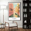 Miniatyrbillede 4 af 4: Venedig Poster – Romantisk Italien-affisch med Kanalmotiv