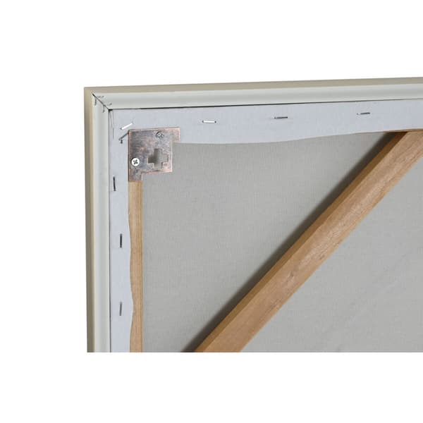 Maalaus Home ESPRIT Beige Harmaa Moderni Ympyrät 100 x 3,5 x 100 cm (2 osaa)