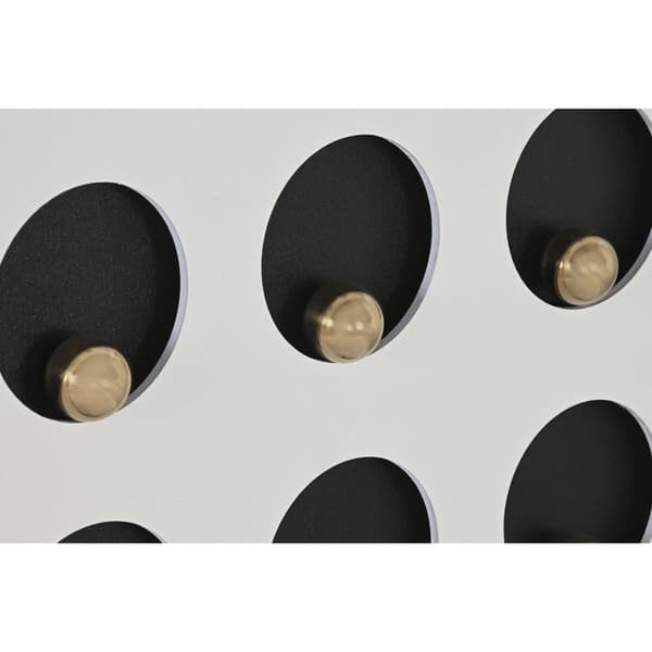 Tavla Home ESPRIT Vit Svart Gyllene Modern 90 x 3,5 x 120 cm (2 antal)