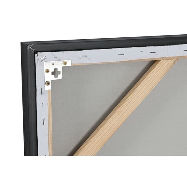 Tavla Home ESPRIT Vit Svart Gyllene Modern 90 x 3,5 x 120 cm (2 antal)