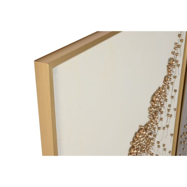 Tavla Home ESPRIT Beige Grå Modern 90 x 3,5 x 120 cm (2 antal)