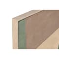 Pikkukuva 2 / 4: Maalaus Home ESPRIT Vihreä Beige Abstrakti Kaupunki 80 x 3,8 x 80 cm (2 osaa)