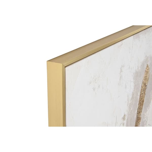 Tavla Home ESPRIT Vit Gyllene Abstrakt Modern 103 x 4,5 x 143 cm (2 antal)
