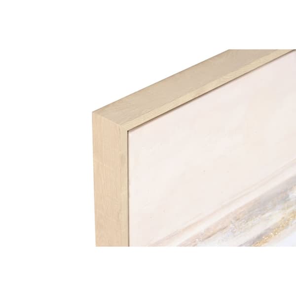 Maleri Home ESPRIT Blå Hvid Abstrakt Moderne 153 x 4,3 x 53 cm (2 enheder)