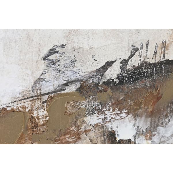 Maalaus Home ESPRIT Valkoinen Ruskea Beige Abstrakti Moderni 103 x 4,5 x 143 cm (2 osaa)