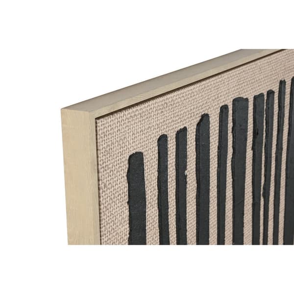 Maalaus Home ESPRIT Musta Beige Kaupunki 103 x 4,5 x 143 cm (2 osaa)